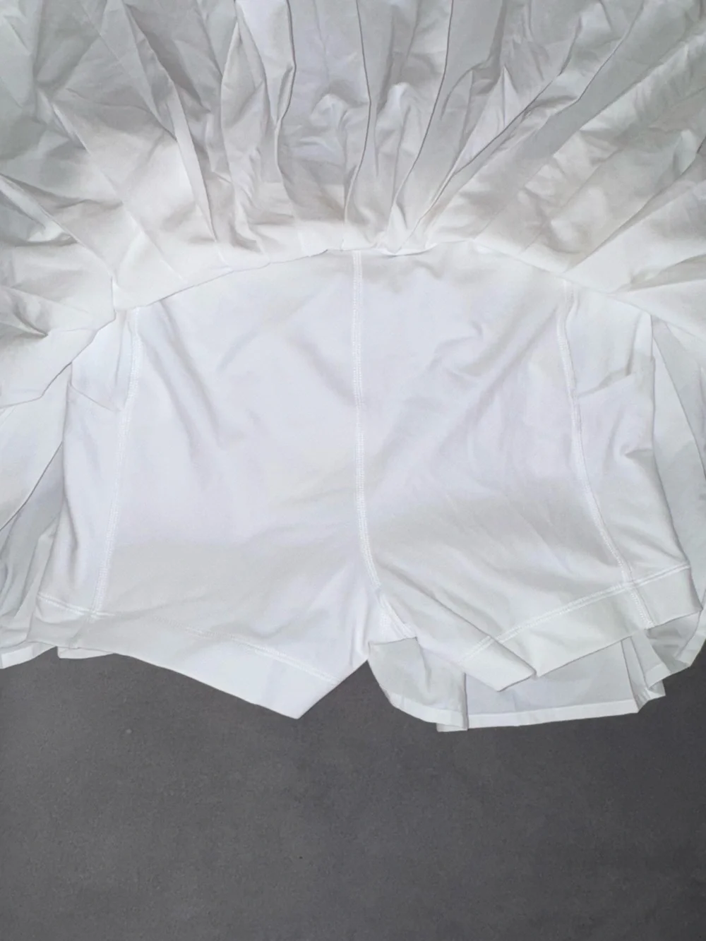 lululemon athletica White Pleated Skater Skirt